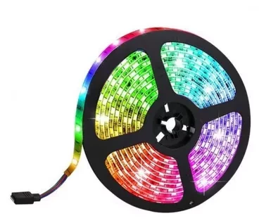 Светодиодная лента с пультом HM-5 5050 RGB для фоновой подсветки от USB и повербанка 5 м (3344)