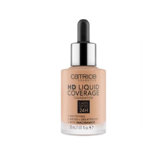 Тональная основа жидкая Catrice HD Liquid Coverage Fondation 040 Warm Beige 30 мл (2915130234)