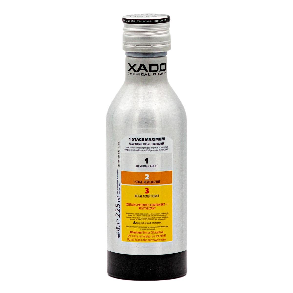 Кондиционер атомарного металла для восстановления двигателя XADO 1 Stage Maximum с ревитализантом 225 - фото 5 Кондиционер атомарного металла для восстановления двигателя XADO 1 Stage Maximum с ревитализантом 225 - фото 5