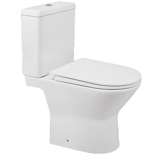 Напольный унитаз RJ Feel RJCE02901 безобедочный с сиденьем с микролифтом (273919)