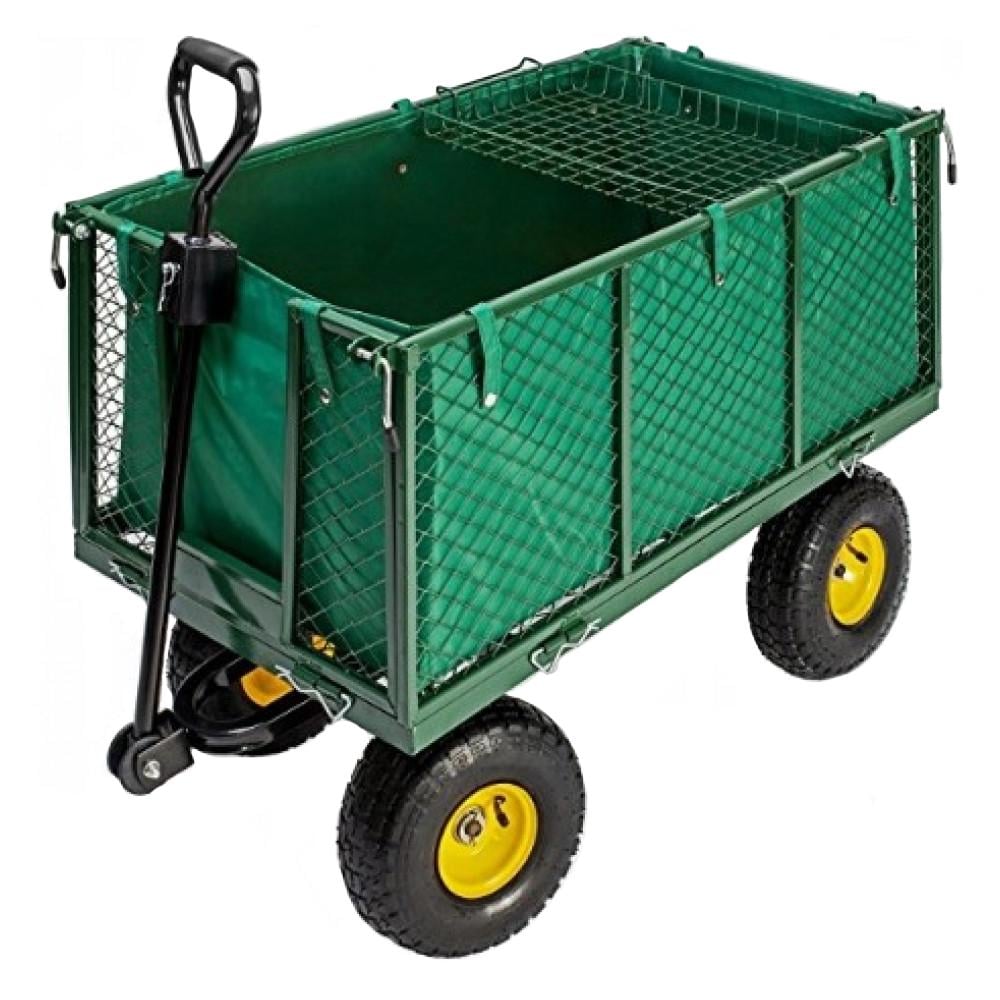 Тележка садовая 4-колесная Siker TC1841 350 кг 200 л Зеленый (42401065) Тележка садовая 4-колесная Siker TC1841 350 кг 200 л Зеленый (42401065)