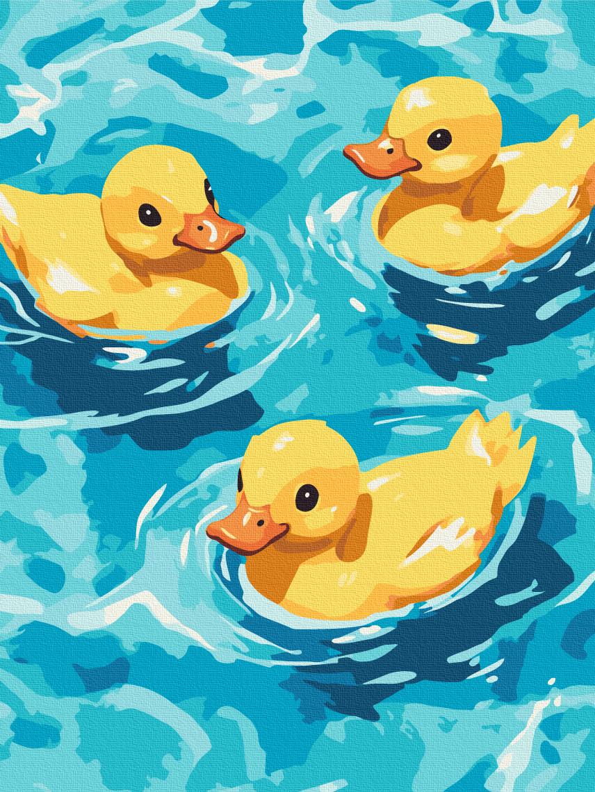 Картина по номерам Brushme Утята 30x40 см (KBS0178)