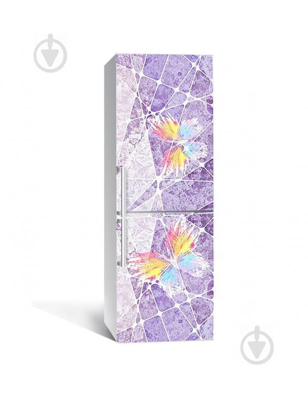 Наклейка на холодильник Zatarga "Красочные Бабочки" 650х2000 мм Наклейка на холодильник Zatarga "Красочные Бабочки" 650х2000 мм