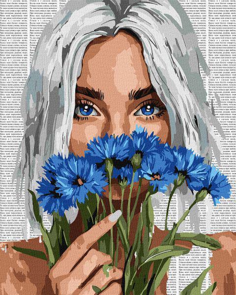 Картина за номерами Ideyka Барвиста поезія: Васильки 40x50 см (Id-KHO8584)