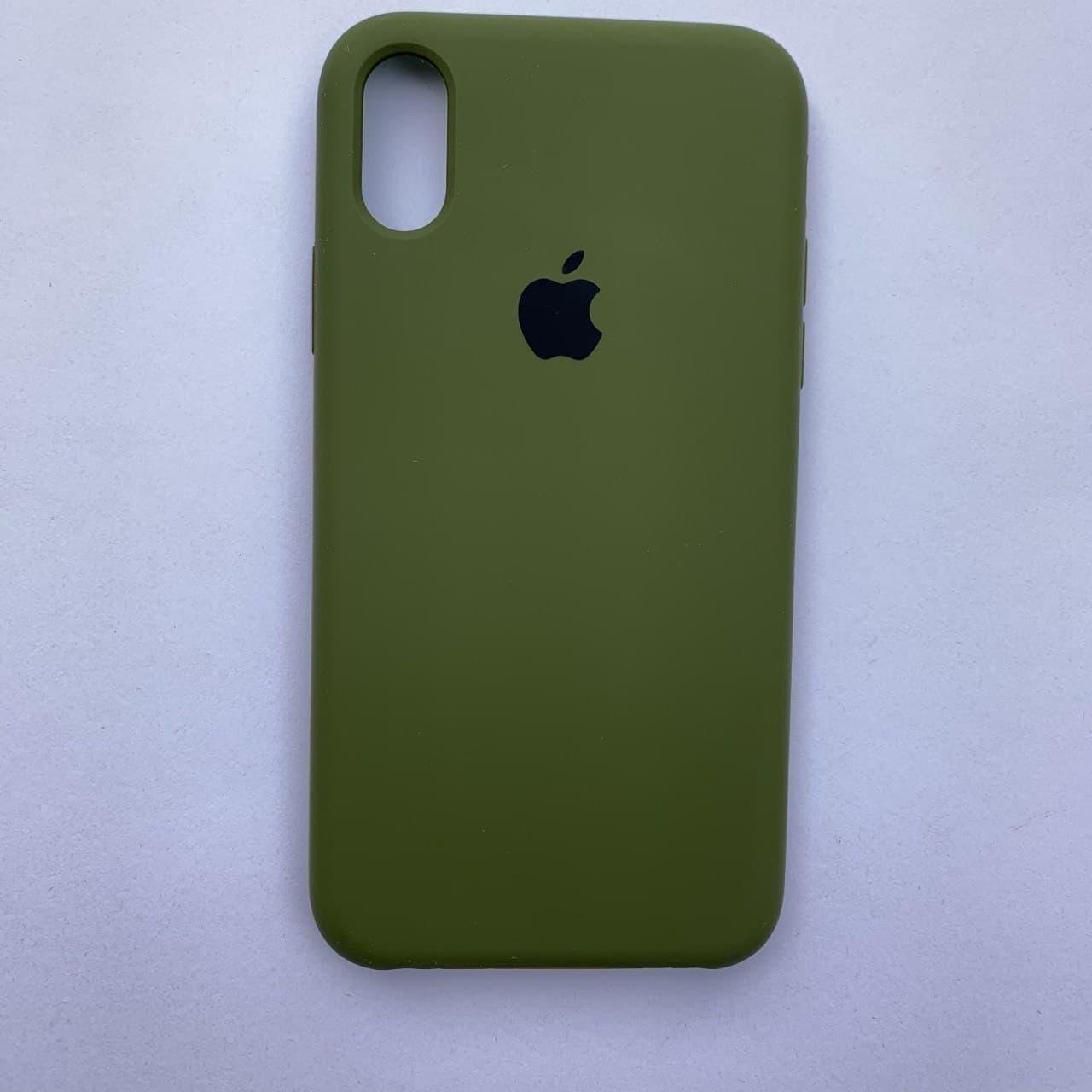 Чехол Silicone Case для Apple iPhone X, XS Pinery Green