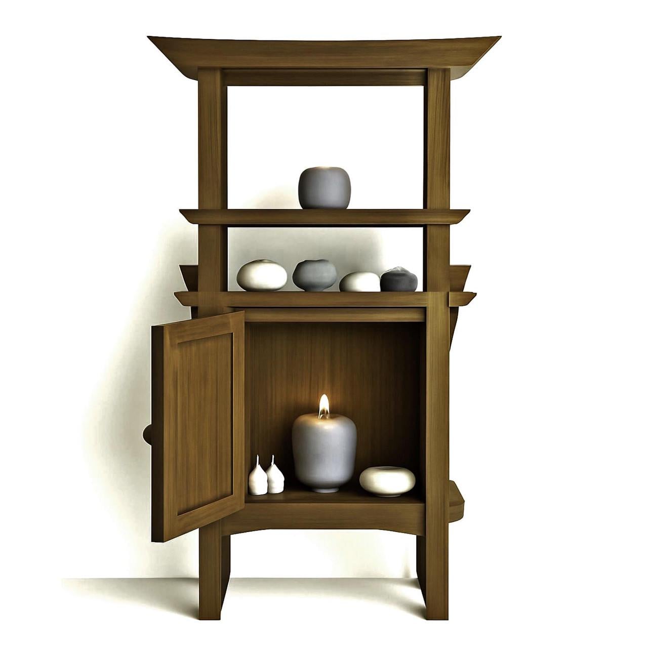 Алтарь для медитации из дерева Кеалина Рустикал (ЛАТ-017634)