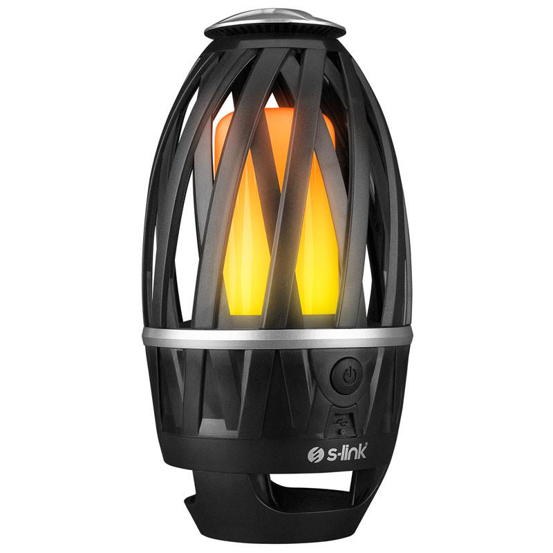 Ліхтар акумуляторний S-link SL-F807 34 Leds 1200 mAh USB Rechargeable Flame Effect Decorative Чорний (00000058279_1) - фото 2