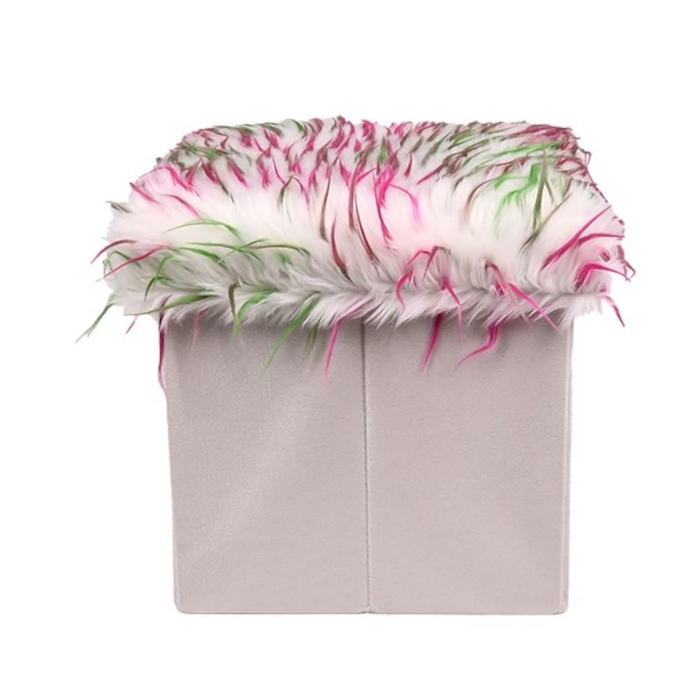 Пуф-тумба складной Stenson Mossy R33447 с плюшевым покрытием МДФ/ППУ 35x35x33 см Разноцветный (627664) Пуф-тумба складной Stenson Mossy R33447 с плюшевым покрытием МДФ/ППУ 35x35x33 см Разноцветный (627664)