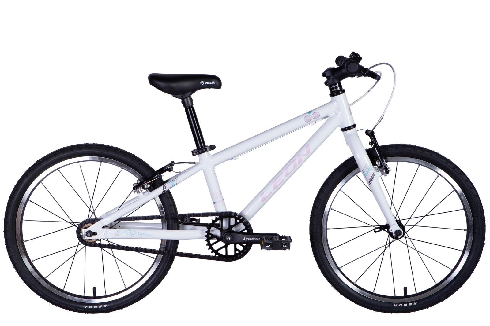 Велосипед AL Leon GO Vbr 20" 10" 2024 Белый/Розовый