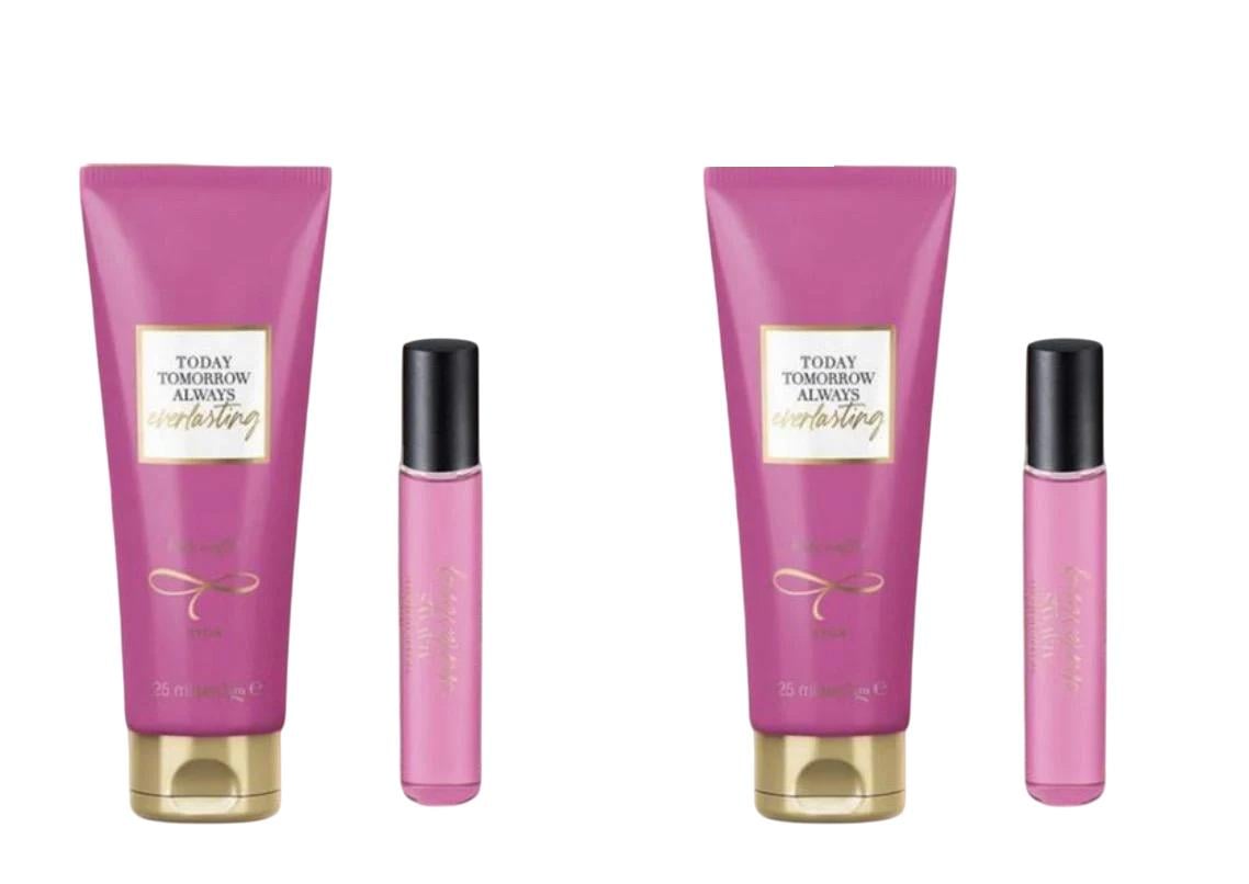 Набор женский парфюмированный Avon TTA Everlasting аромат 2x10 мл/парфюмированный крем для тела 2x125 мл (AV98021)