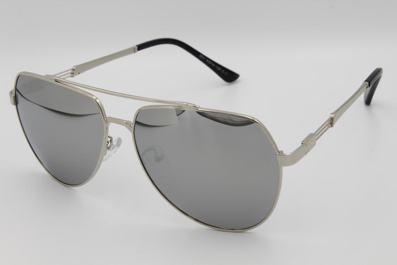 Солнцезащитные очки зеркальные поляризационные Jackfalali aviator 9111 с1 (2579312271)