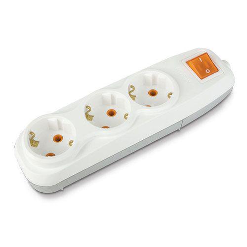 Колодка Nilson 3 гн. з заземленням з вимикачем (43131100)