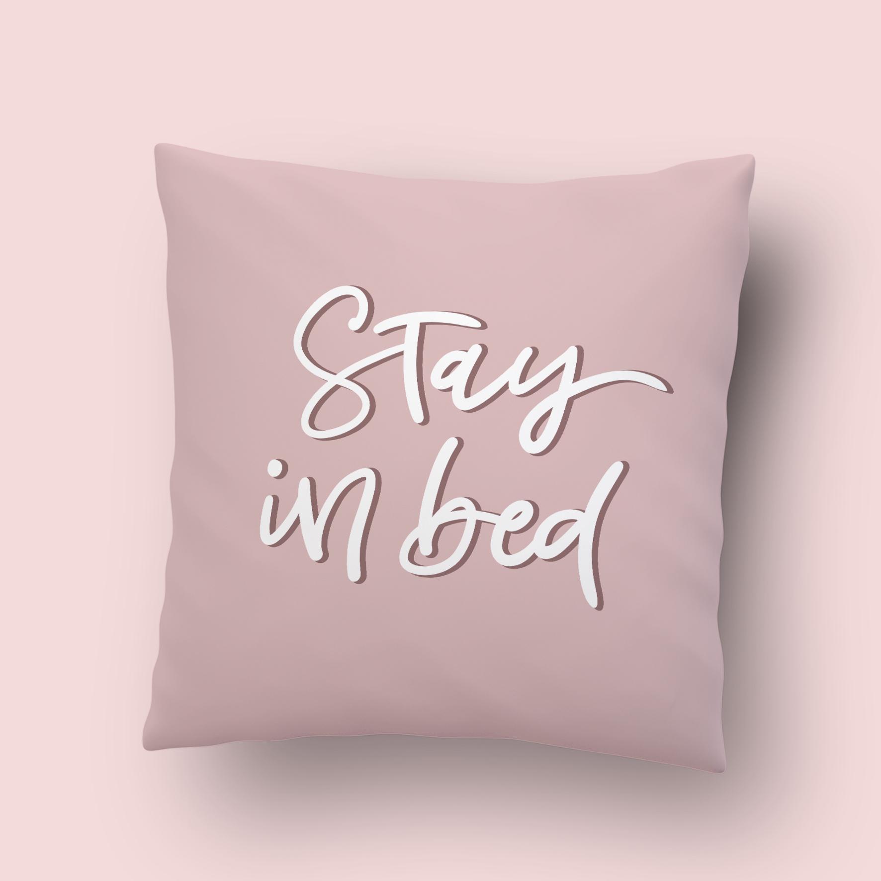 Подушка Stay in bed 35х35 см с наполнителем холлофайбер (p-12836)
