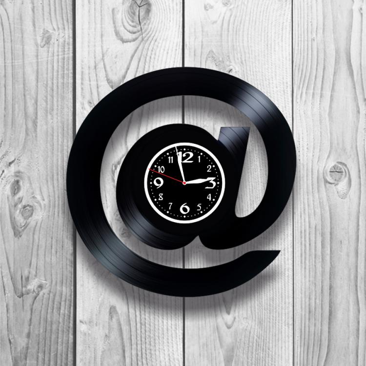 Часы настенные Лофт-ретро 0198 из виниловой пластинки