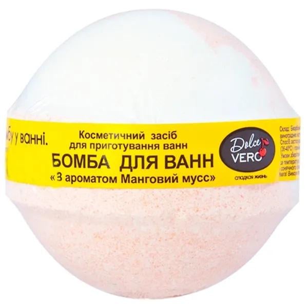 Бомбочка для ванн Dolce Vero с ароматом Манговый мусс 75 г
