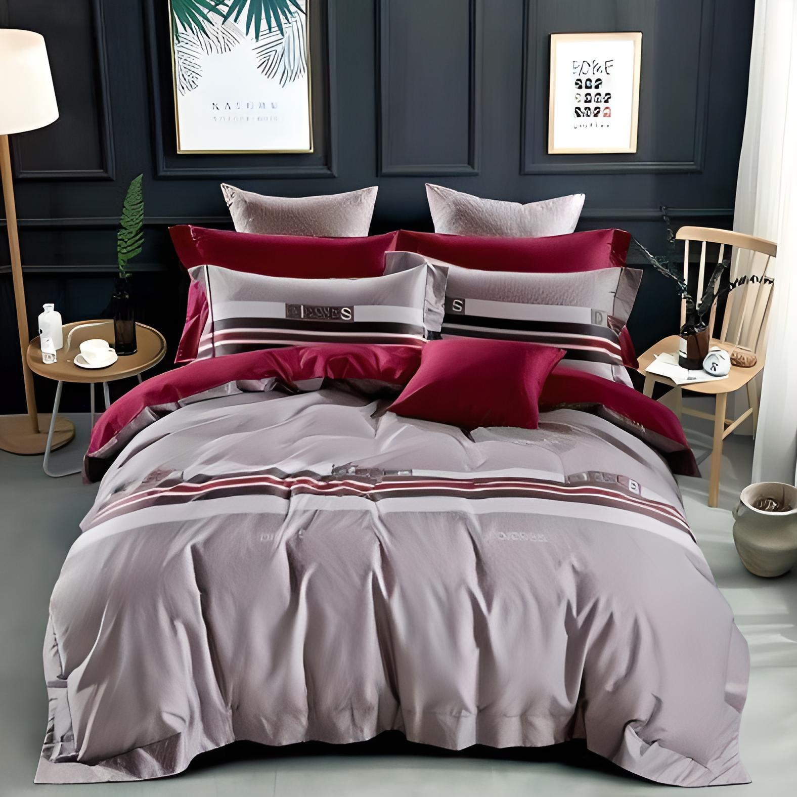 Комплекты постельного белья Kunmeng семейный евро бамбукового волокна (150 220 30 L130)