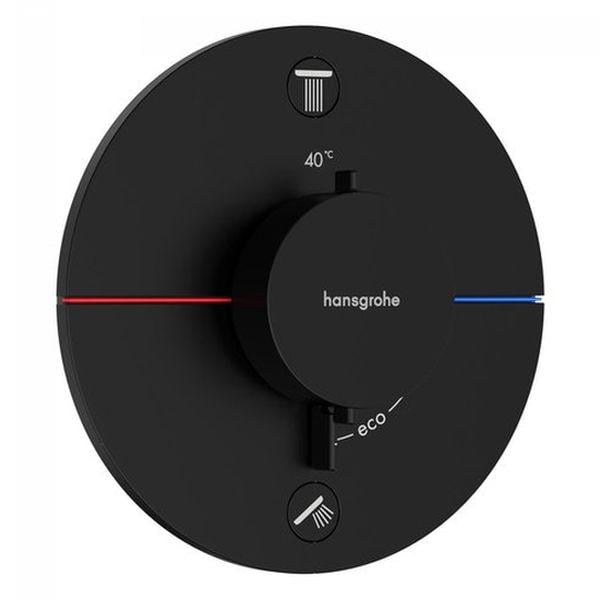 Смеситель для душа Hansgrohe ShowerSelect S термостатический Черный матовый (15554670)