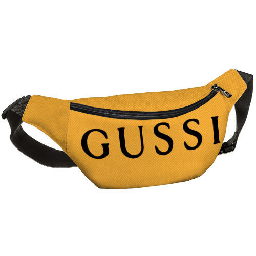 Сумка бананка Gussi 27х16 см (BB_18J030_BL_BL)