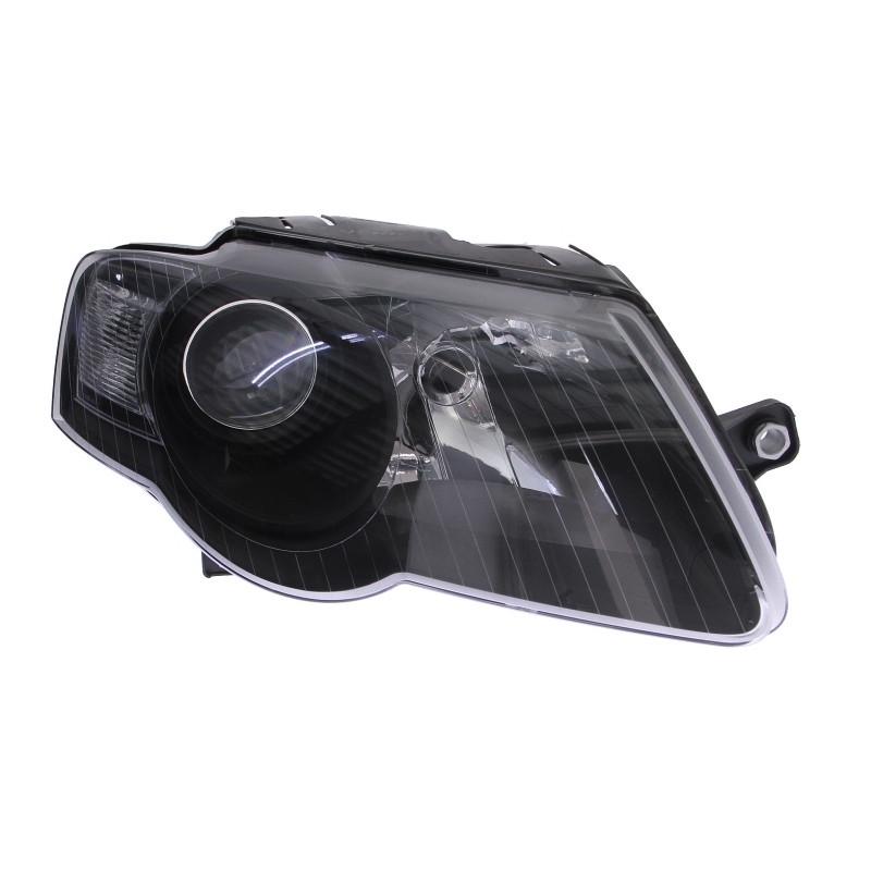 Фара передняя правая Volkswagen Passat B6 2005-2010 H7/H4 черная рамка (441-11A7R-LDEM2)