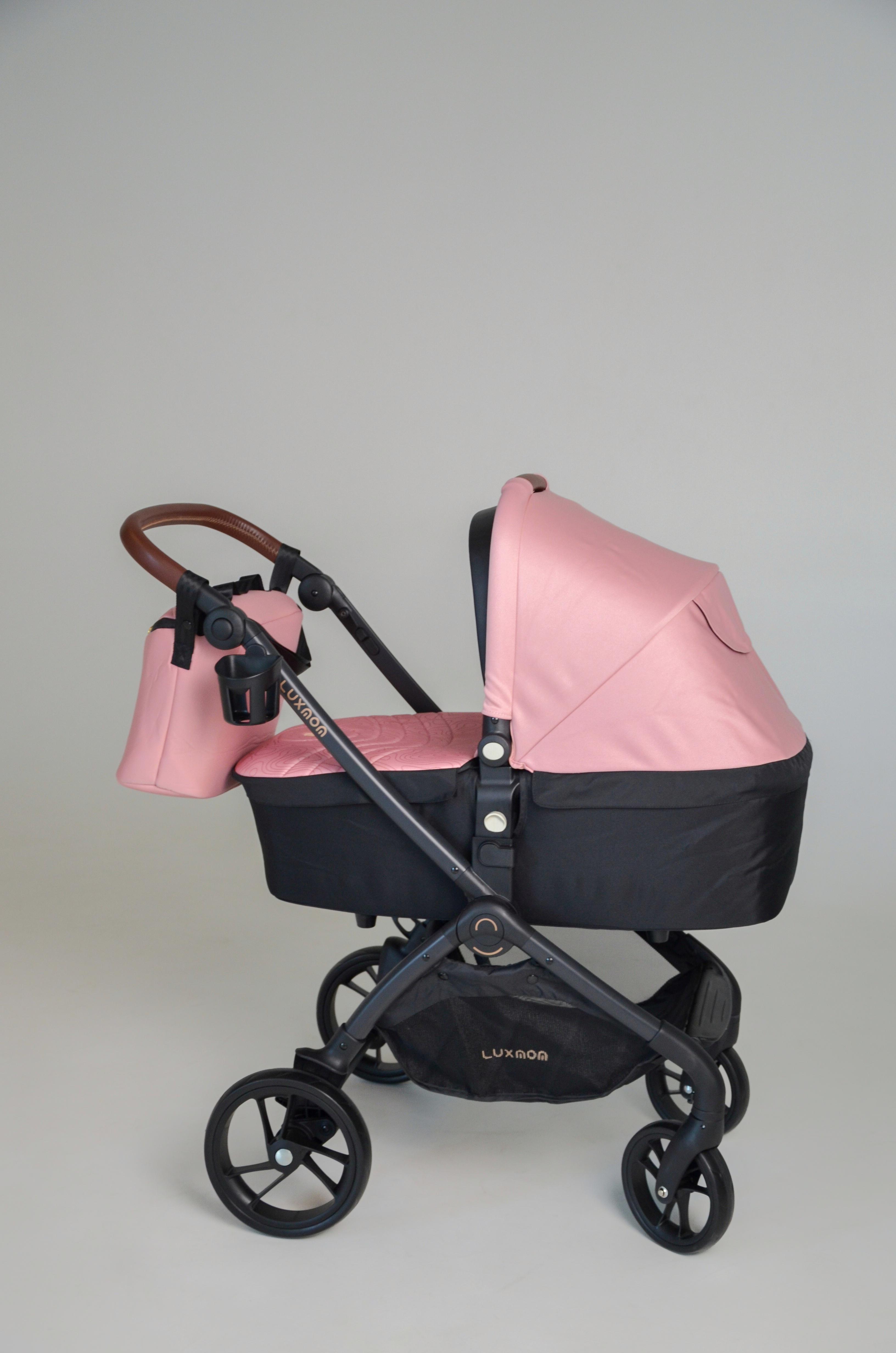 Детская коляска 3в1 pote luxmom Pink Детская коляска 3в1 pote luxmom Pink