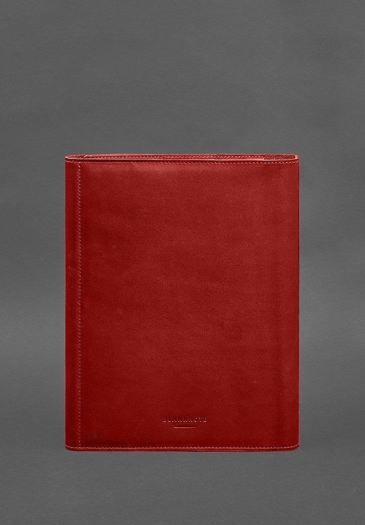 Шкіряна папка для документів сімейна А4 Червоний (A-028548) - фото 4