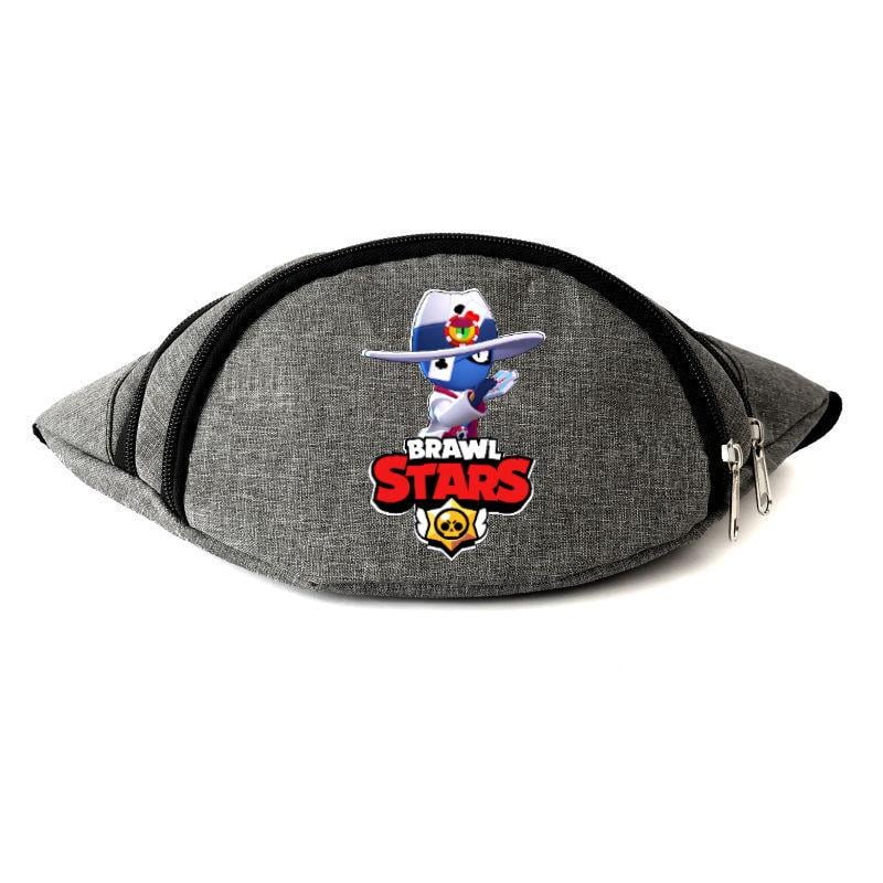 Поясная сумка-бананка Cappuchino toys Бравл Старс Тара Бедовая BS-Tara Серый (1454091341)