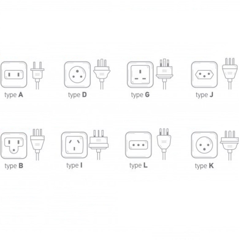 Сетевой переходник адаптер на евро розетку EU 10A250V Белый (2058016949) - фото 3