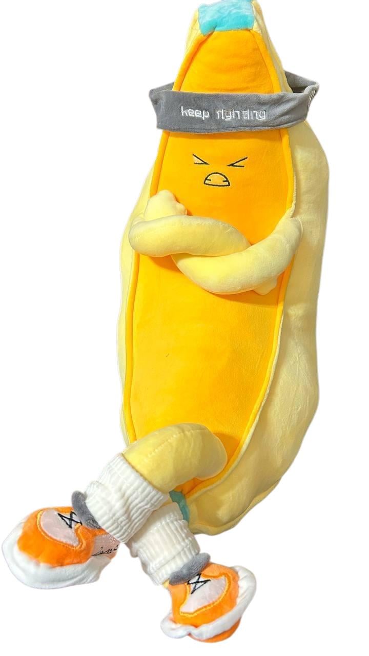 Игрушка-подушка с пледом Банан 110х160 см Желтый (Д-banan-001-02)