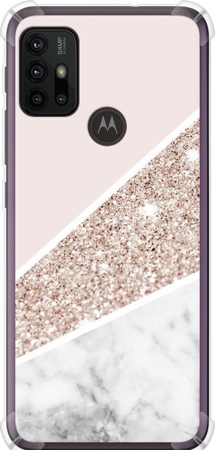 Чехол на Motorola Moto G10 Пастельный мрамор (4342sp-2319-42517)