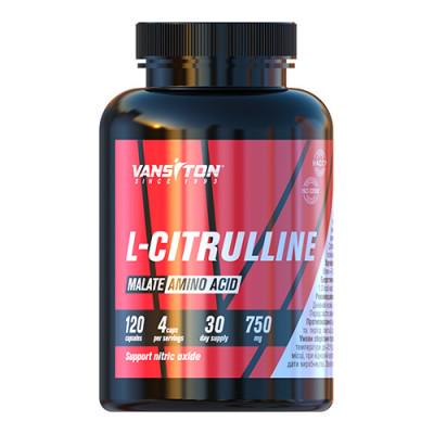 Амінокислота Vansiton L-Citrulline Malate 120 капс. (10380)