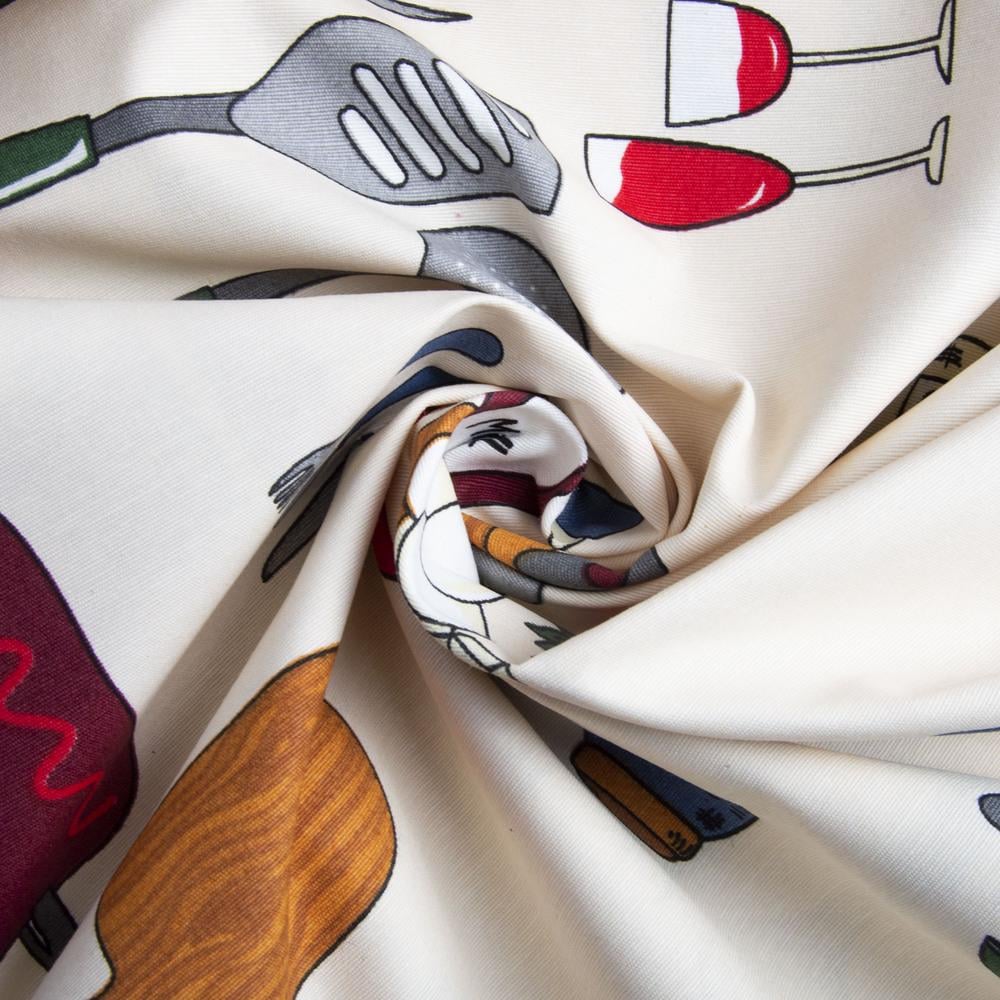 Тканина декоративна FRANK з водовідштовхувальним просоченням кухня (22703)