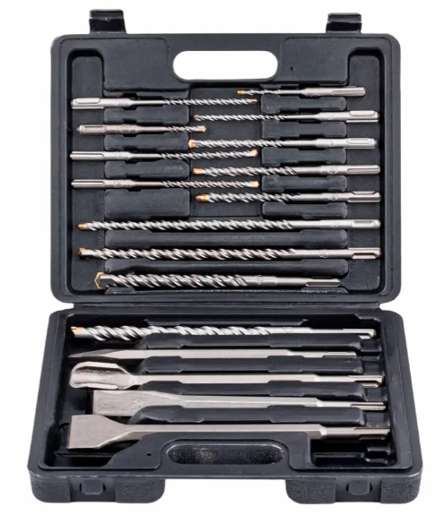 Набор сверл и зубил для перфоратора SDS-Plus 17 шт. (5828903919)