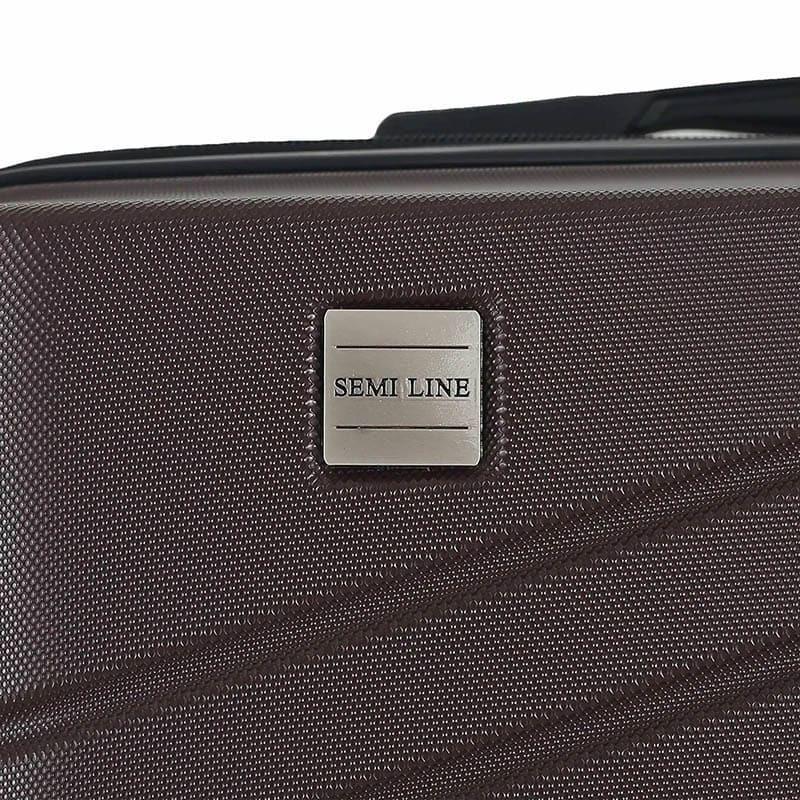 Валіза SEMI LINE 24" M 61 л Brown (DAS302972) - фото 9