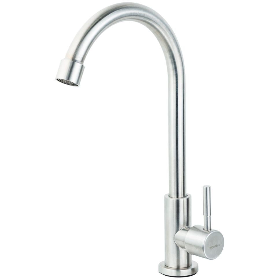 Кран для умывальника AQUATICA KT-1G170P 9722601 на одну воду Сатин (222582)