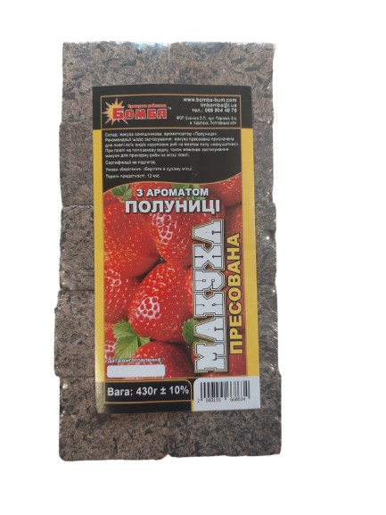 Макуха пресована Бомба Полуниця 430 г (2000155668634) - фото 1