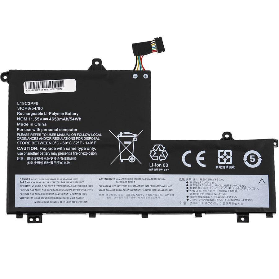 Батарея для ноутбука Lenovo L19M3PF2 ThinkBook 14-IML/14-IIL/15-IIL/15-IML 11,55V 4650 mAh 54Wh Black (148435)