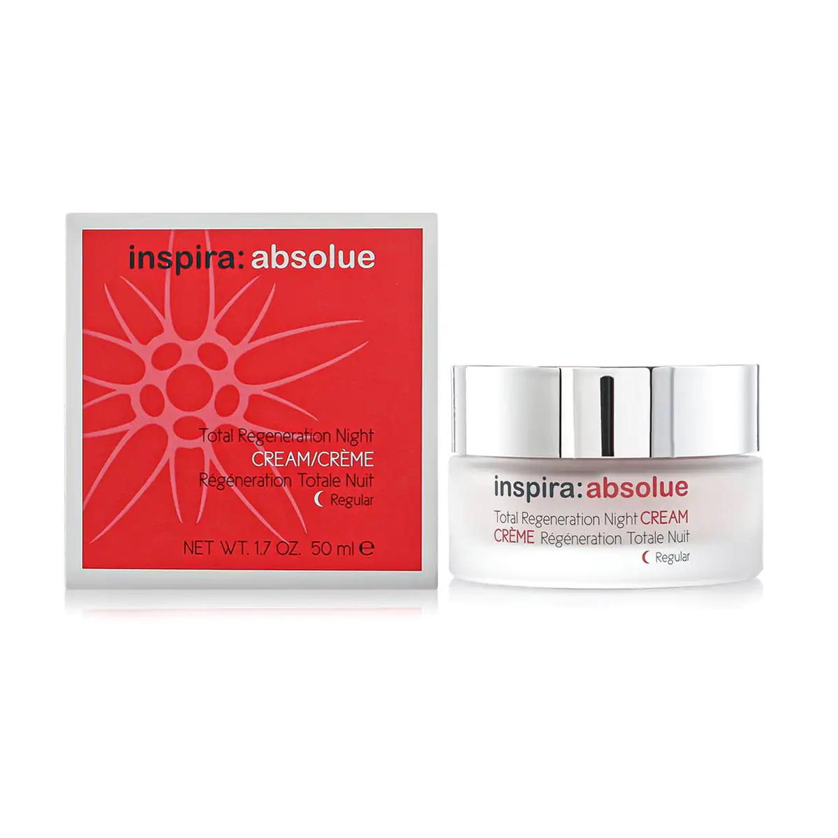Крем ночной восстанавливающий для жирной кожи лица Inspira:cosmetics Night Cream Regular Absolue 50 мл (4251059300702)