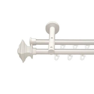 Карниз трубчастий дворядний Orvit Борджеза реверсивний 19/19 мм 300 см Арктик (000-9709) - фото 1 Карниз трубчастий дворядний Orvit Борджеза реверсивний 19/19 мм 300 см Арктик (000-9709) - фото 1