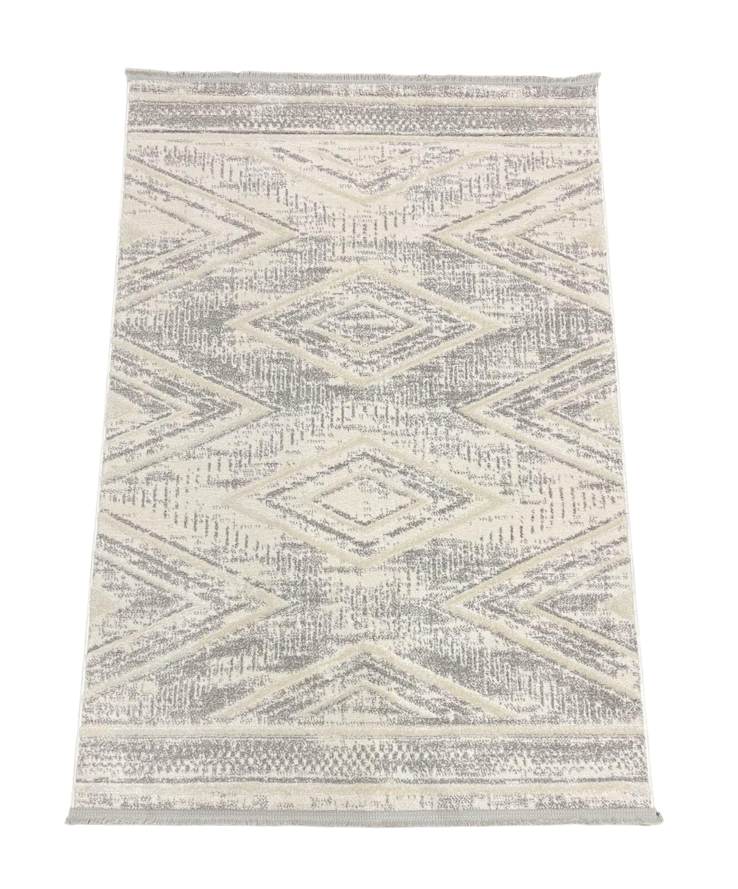 Ковер Koi 10902B 0,8х1,5 м White/Light Grey (6604-10)