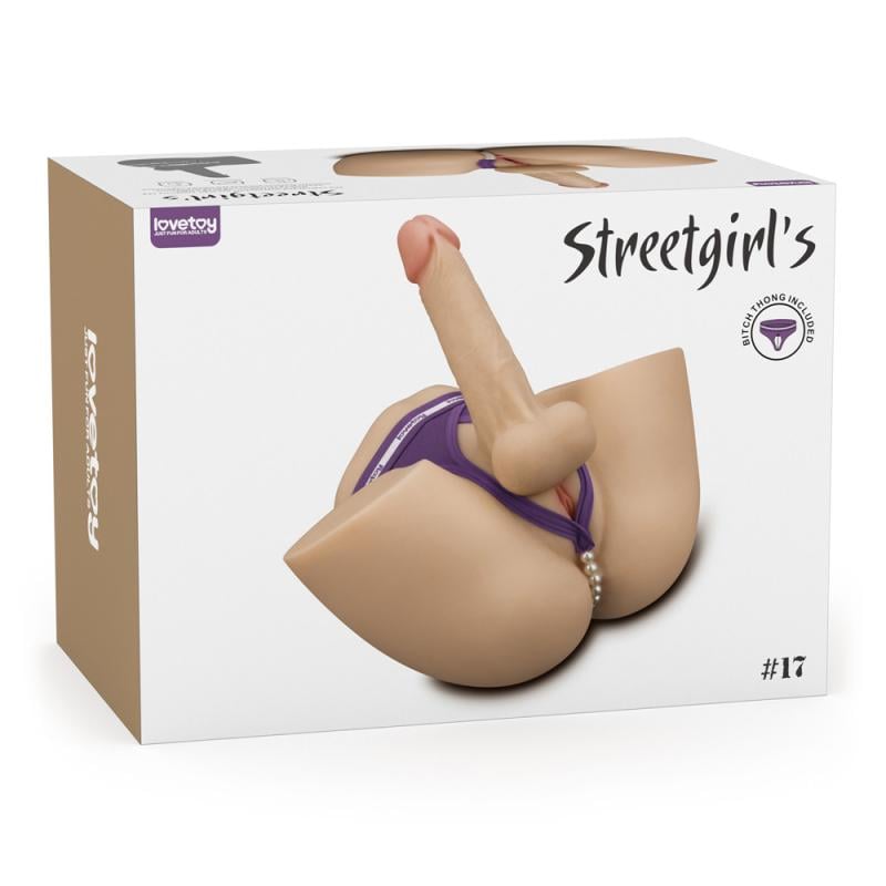 Вагина с пенисом Bendable Dildo Streetgirls №17 (1000064496)