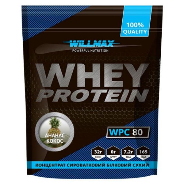 Протеїн Willmax Whey Protein 80 920 г 23 порції Pineapple Coconut (000021937)