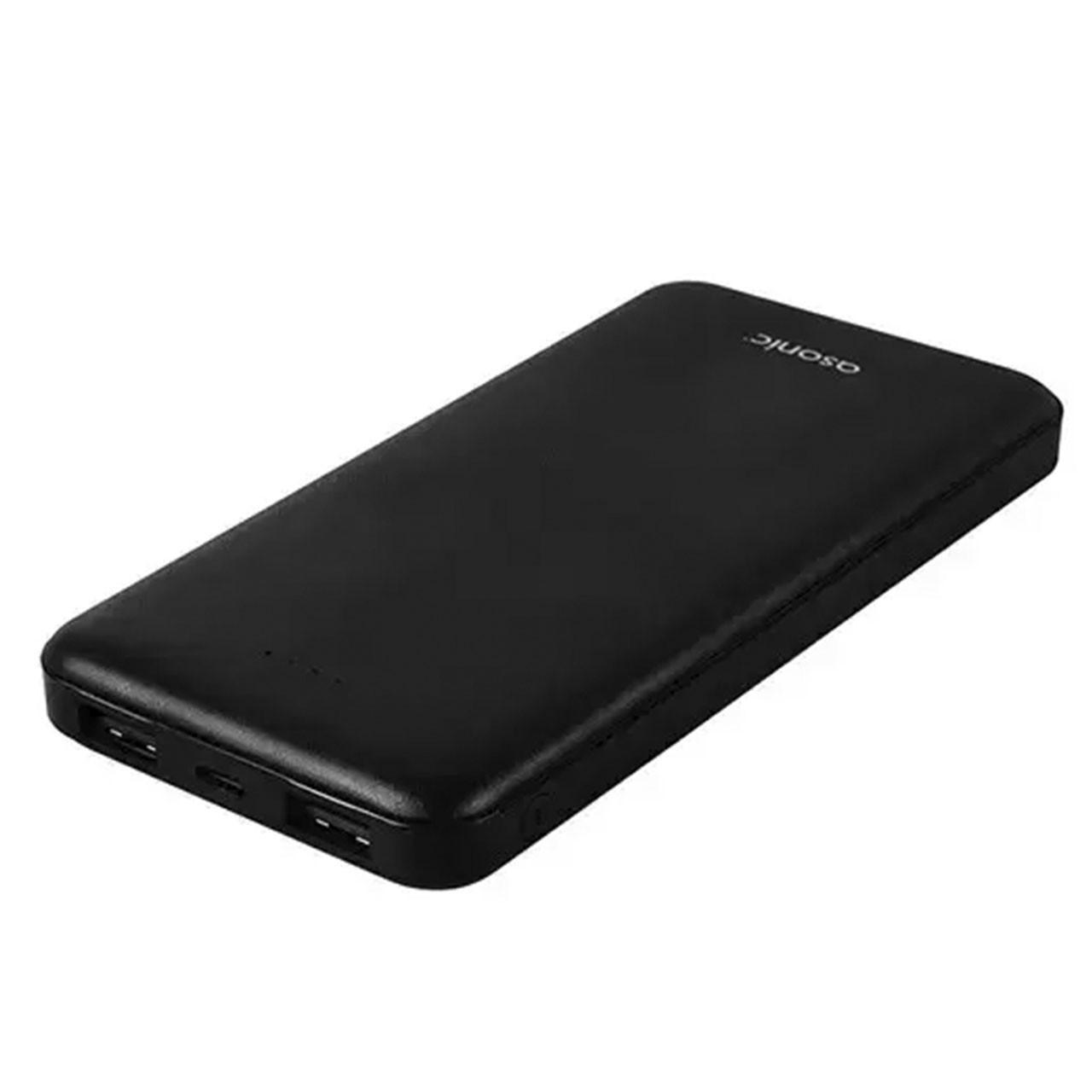 Повербанк Asonic AS-P10 10000 mAh 2 USB Чорний (1057920)