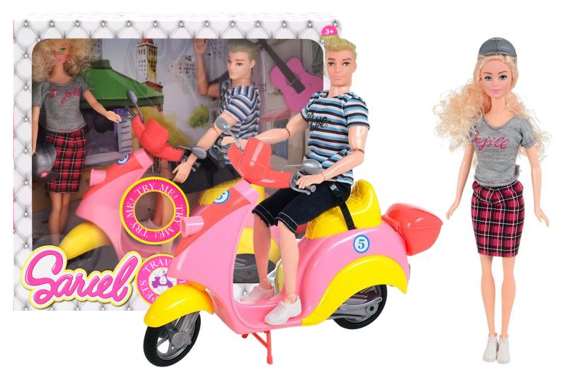 Ляльки на скутері A-Toys Sariel музичні Різнобарвний (5533-B)