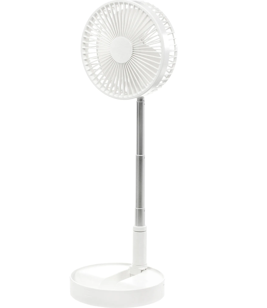 Вентилятор настольный/напольный аккумуляторный с телескопической ножкой (26891913)