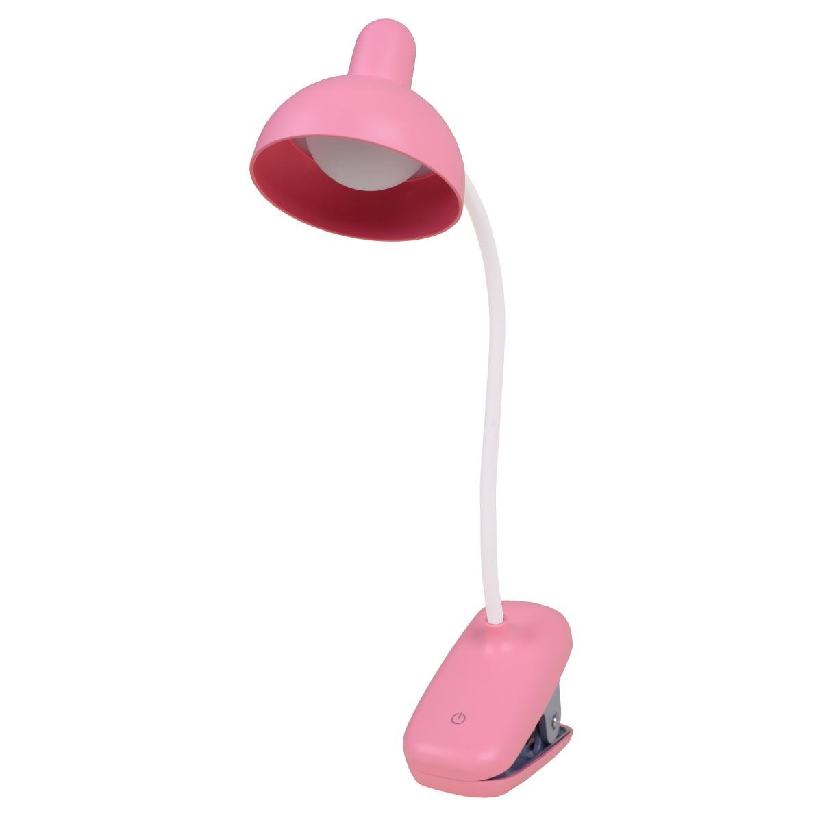 Настільна лампа Brille LED з USB 5 W Pink (SL-124)