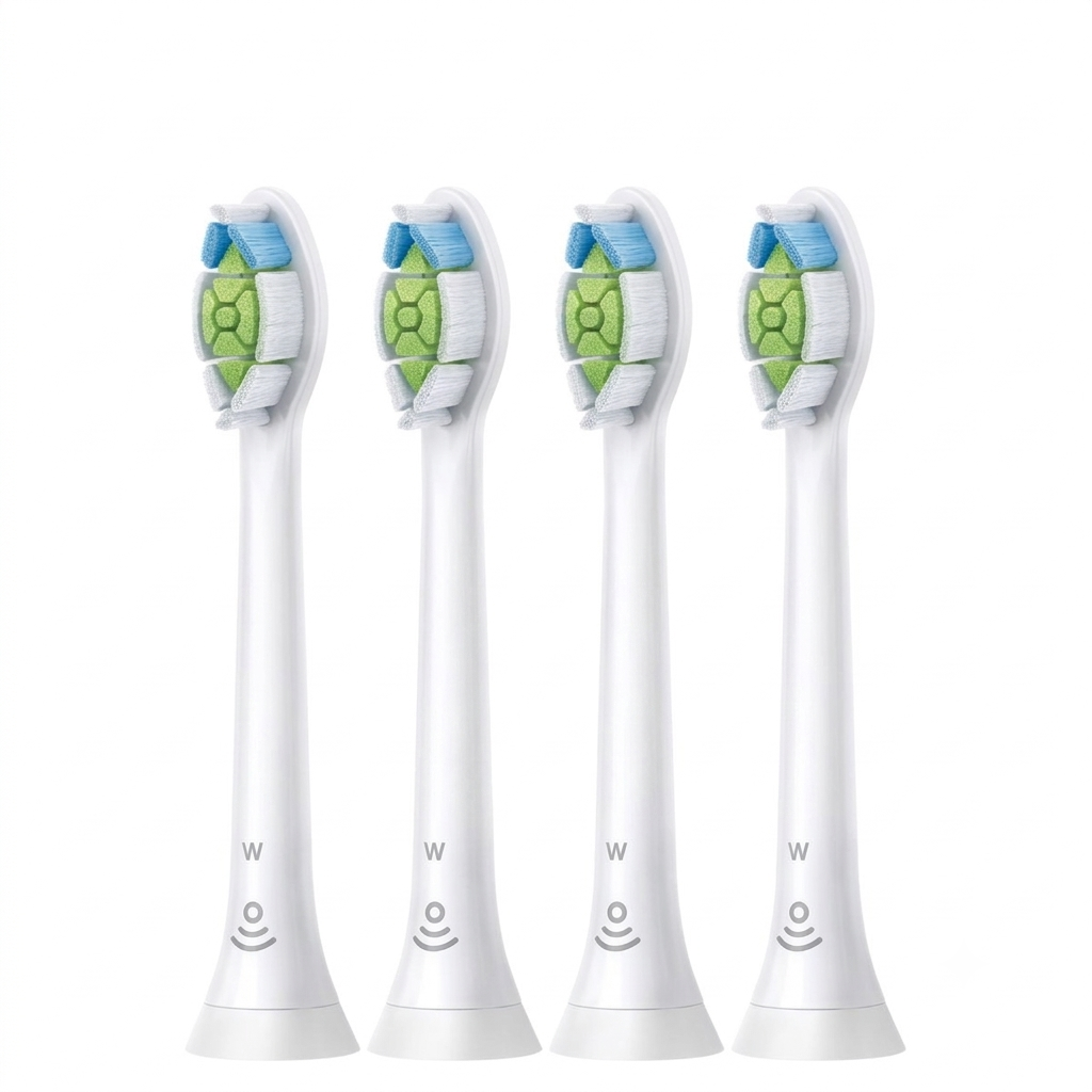 Насадки совместимые с зубной щеткой PHILIPS W2 Optimal 4 шт. White