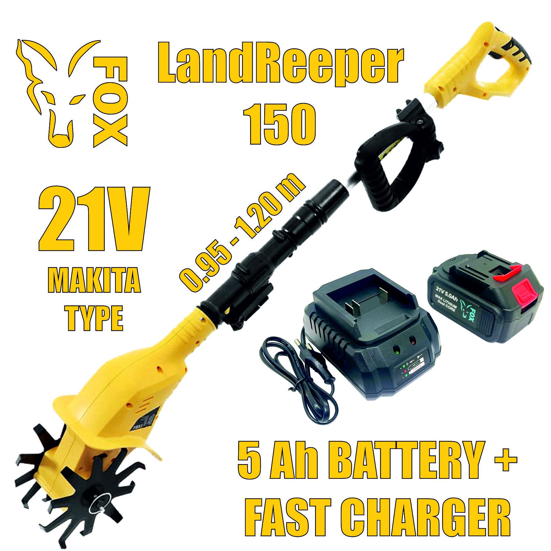Культиватор аккумуляторный Fox LandRipper 150 5 Ah и зарядное (LandRipper150) - фото 9 Культиватор аккумуляторный Fox LandRipper 150 5 Ah и зарядное (LandRipper150) - фото 9
