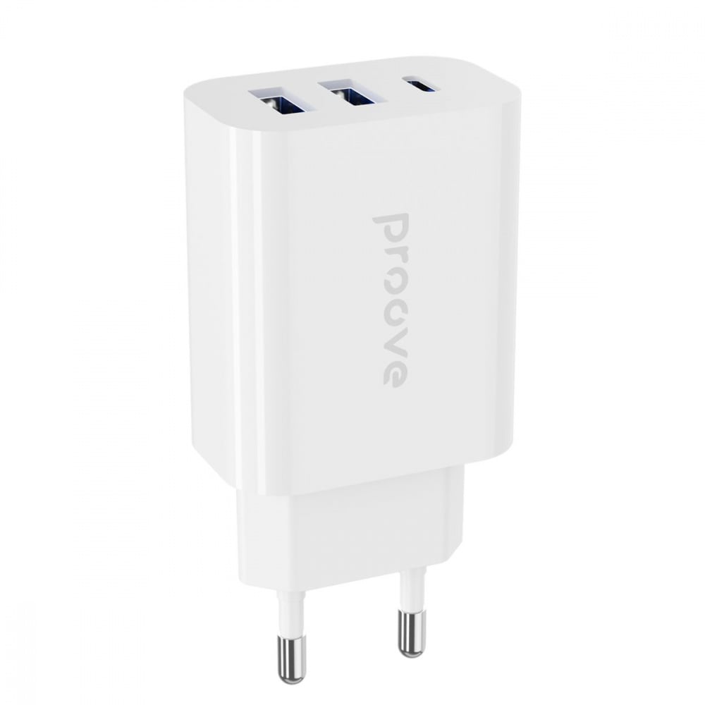 Зарядний пристрій Proove Rapid 30 W 2 USB Type-C White 2 USB Type-C White - фото 3