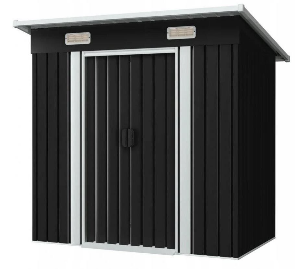 Хозяйственный сарай Bass Polska BH 28560 металлический 1,2x1,9x1,8 м Cерый