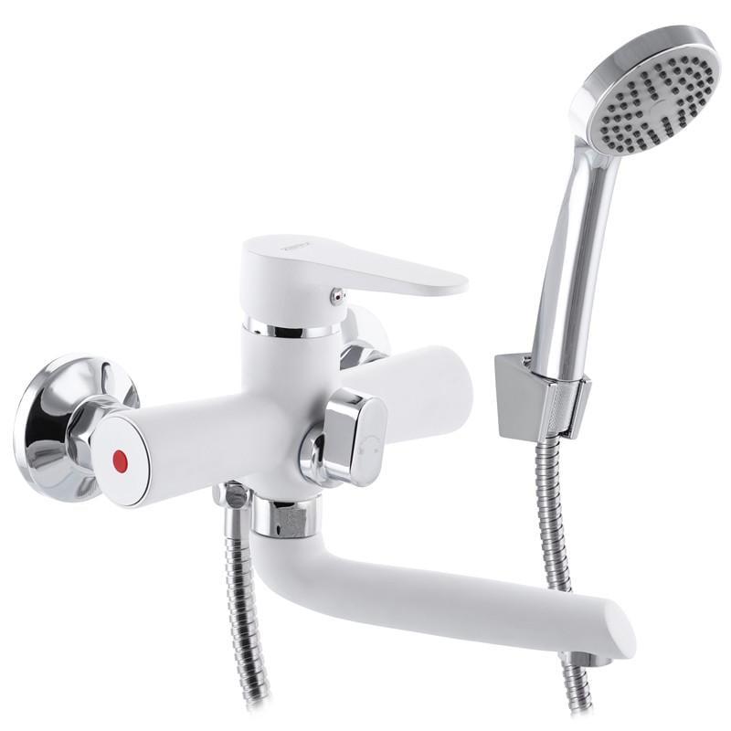 Смеситель для ванны Zerix PUD3 146 Белый (ZX2910)